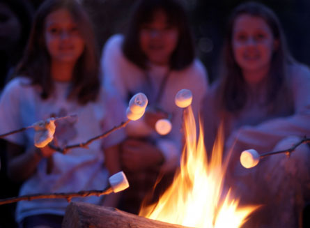 Roasting marshmallows